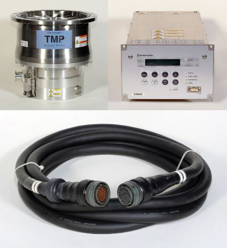 Shimadzu TMP-3304LM Turbo Vacuum Pump &amp; EI-R04M Turbo Controller Package