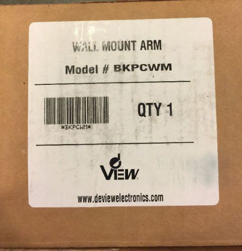 New ! DeView Camera Wall Mount Arm BKPCWM