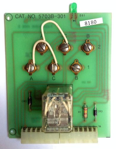 Edwards est 5703b-301 fire alarm panel board auxilliary relay module for sale