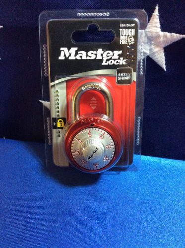 Master Lock 1561DAST Combination Lock 1  -ANTI-SHIM-NEW IN PACKAGE