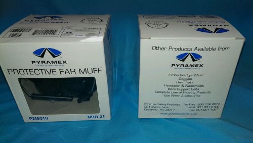 Pair of PYRAMEX PM5010 FOLDING EAR MUFF SAFETY NOISE PROTECTION