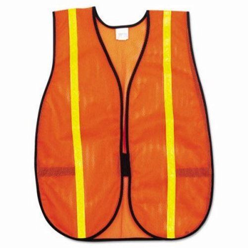 River City Polyester Mesh Safety Vest, 3/4in Lime Green Stripe (RVRV211R)