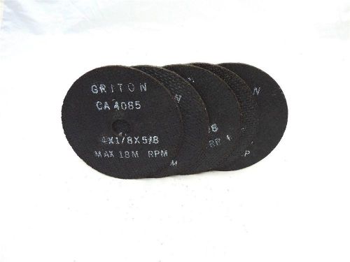 Griton cut-off wheel 4&#034; x 1/8&#034; x 5/8&#034; ca4085  lot of 5 for sale
