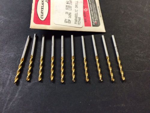 Cleveland 16156  2165tn  no.41 (.0960) screw machine, parabolic drills lot of 10 for sale