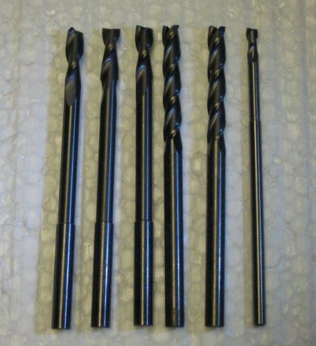 Solid carbide extra long end mills bulk of 5 Pcs. manufactured  By Robb Jack