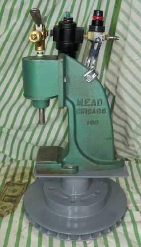 Mead Chicago Pneumatic Press /Crimper 106 H42-6  Norgren Air valve