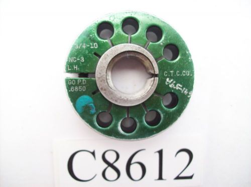 3/4-10 nc-3 l.h. thread ring gage go pd. .6850 lot c8612 for sale