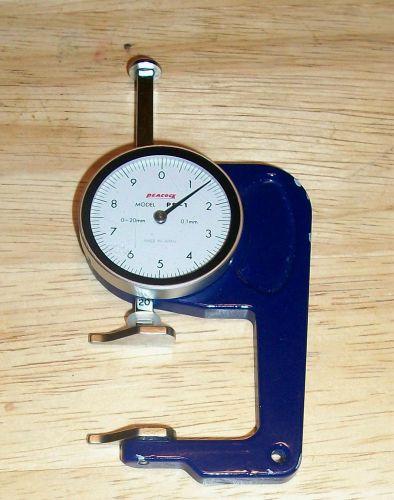 Peacock Dial Thickness Gauge 0-20mm T04056