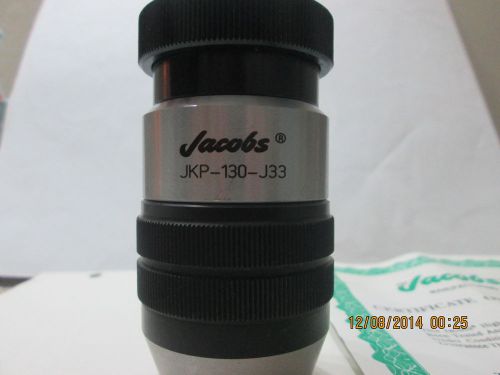 Jacobs JKP 130-J33 #9682 High Precision Keyless Chuck 0.039&#034; to 0.0512&#034; Capacity