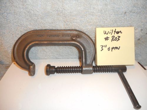 Machinists 12/26fp buy now excellent wilton usa hd forged 3&#034; clamp for sale