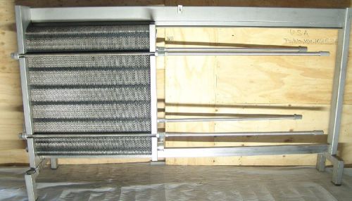 Tetra pak plate &amp; frame heat exchanger clip 8 -rm 980 sq ft 316ss alfa laval for sale