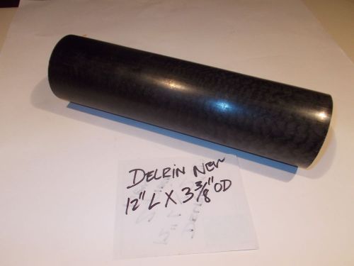 DELRIN 12 INCH LONG BY 3 3/8 INCH OD FREE SHIP TO THE USA