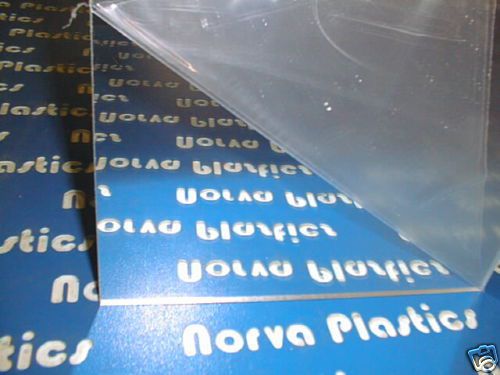 (5001)polycarb clear mirror 1/8&#034; thick 8 pcs 6&#034; x 12&#034; for sale