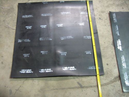 New 36&#034; x 36&#034; type 1 class 1 grade 50 duro neoprene sheet rubber 1/4&#034; thick  new for sale