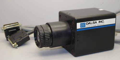 Dalsa ccd inspection camera ct-c5-2048n w/ nikon el-nikkor 63mm 1:2.8 lens ++ for sale