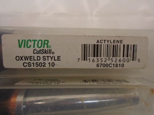VICTOR OXYWELD STYLE CS1502-10  ACTYLENE TIP 1 LOT OF 3 NEW FREE SHIPPING IN US