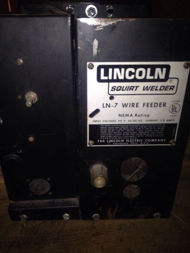 Lincoln ln-7 wire feeder for sale