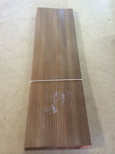 Wood Veneer Fumed Larch 7x24 22pcs total Raw Veneer  &#034;EXOTIC&#034; FLA10 10-24