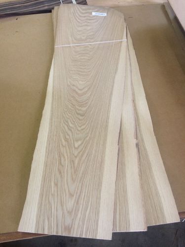 Wood Veneer 1/16th White Oak 12x50 6pcs total Raw Veneer &#034;EXOTIC&#034; WO1 8-5