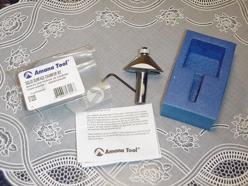 Amana Tool 57220 Solid Surface Chamfer Kit NEW IN PACKAGE!