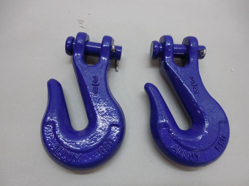 3/8&#034; #680 alloy chain hooks forged china qty-2 new for sale