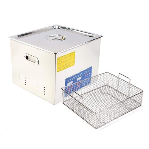 15L 15 L ULTRASONIC CLEANER CLEANING BASKET JEWELRY CLEANING WITH FLOW VALVE