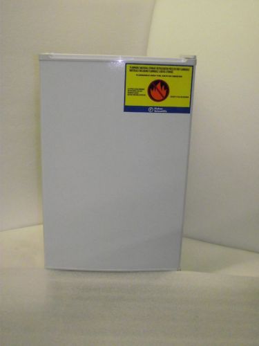 Fisher flammables refrigerator freezer / demo/dented on side - unused for sale
