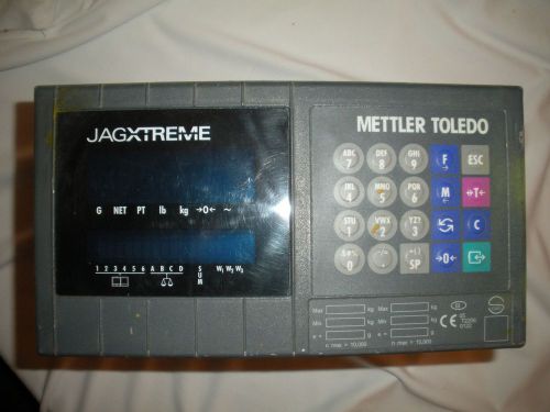 METTLER TOLEDO JXPA1060000 JAGEXTREME 100-240VAC WEIGH SCALE CONTROLLER