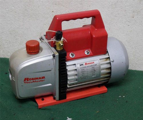 ROBINAIR 2 STAGE VACUUM PUMP MODEL 15500  !  E595