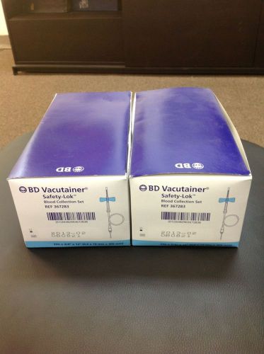 BD Vacutainer Safety-Loc REF 367283 2 Boxes X 50 Expired