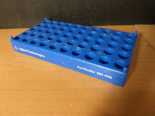 Agilent polypropylene stackable 50-position 11-12mm od vial rack support holder for sale