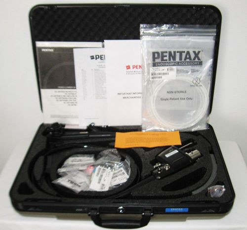 ** new ** pentax es-3870k video sigmoidoscope set, w/ case &amp; accessories, nice ! for sale