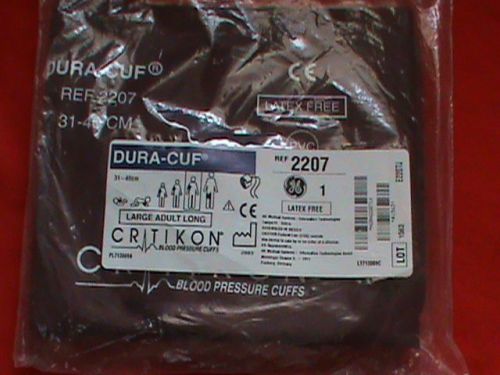 NEW GE CRITIKON DURA-CUF LARGE ADULT LONG BLOOD PRESSURE CUFF REF# 2207
