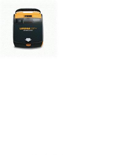 Physio-control lifepak cr plus aed 80403-000149 w/ basic aed cabinet for sale
