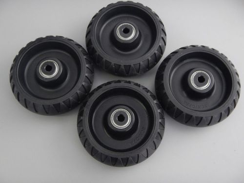 Stryker Stretcher Ambulance Wheels Parts Cot Gurney N Ferno SET OF 4NEW EMT EMS