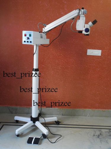 Plastic surgery microscope in 3 step with motorized foot focusing for sale