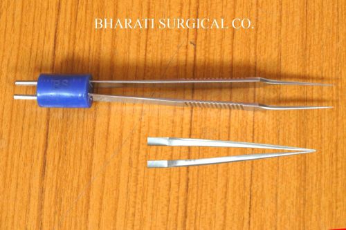 Stainless Steel Bipolar Forceps straight  Type Lightly Blunte ss