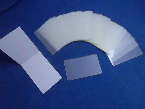 10 Coated CARRIERS for Business/credit card LAMINATING/Laminator pouches/sheets