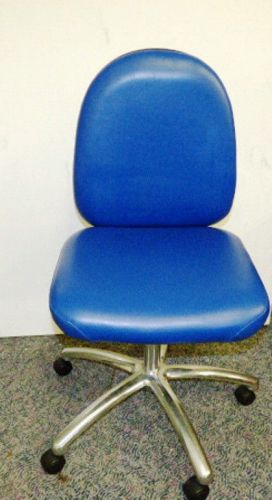 BEVCO 09051-E ESD CONDUCTIVE CHAIR BLUE PRE-OWNED