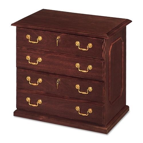 Governor&#039;s Series Two-Drawer Lateral File, Laminate 32w x 20d x 30h, Mahogany
