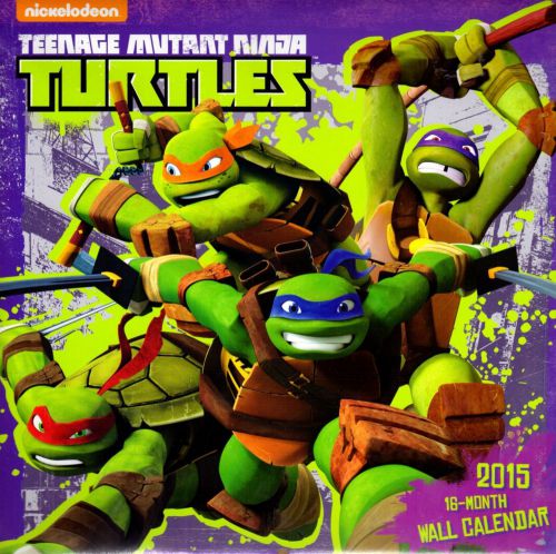 Teenage Mutant Ninja Turtles - 2015 16 Month  WALL CALENDAR - 10x10  - 2015