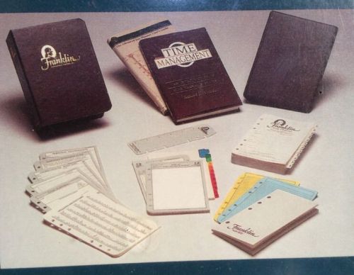 New Franklin Day Planner Complete System  Starter Kit Compact Book Training