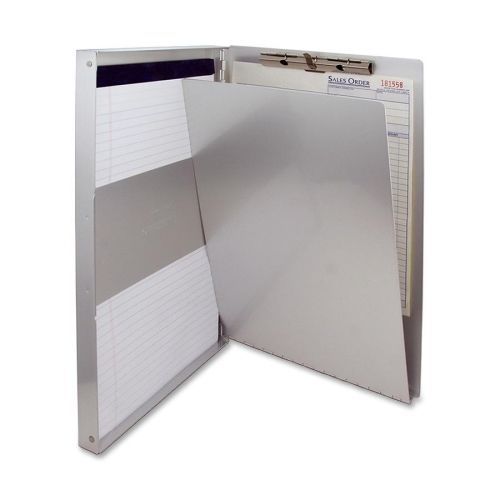 Saunders Storage Clipboard - 30 Compartment - 8.50&#034; x 14&#034; - Aluminum