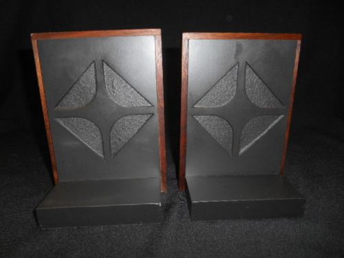 Bookends 300 million year old slate Harpswell House Maine U.S.A. Mid Century