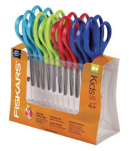 Fiskars Class Pack Scissors - 1.75&#034; Cutting Length - 5&#034; Overall (fsk95037197)