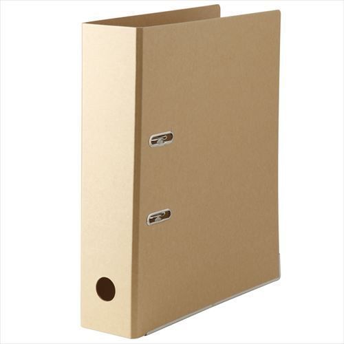 MUJI Moma Recycled paper 2 hole file width 70mm Arch A4 Beige from Japan New