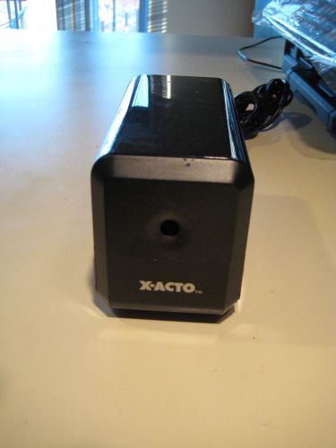 XACTO X-ACTO  Electric Pencil Sharpener Classroom Office Home ~ NICE  Black
