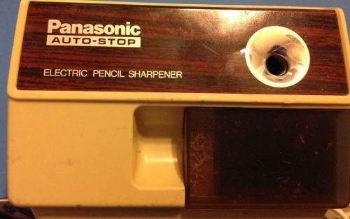 Vtg Panasonic Auto-Stop Electric Desktop Pencil Sharpener KP-110 Retro Japan
