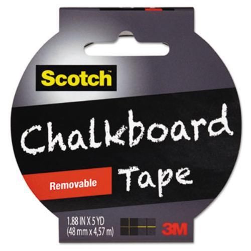 3m 1905RCBBLK Chalkboard Tape, 1.88&#034; X 5 Yds, Black