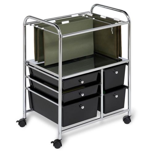 5-drawer file rolling cart [id 134843] for sale